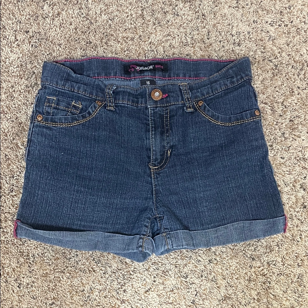 Jordache Dark Blue Denim Shorts
